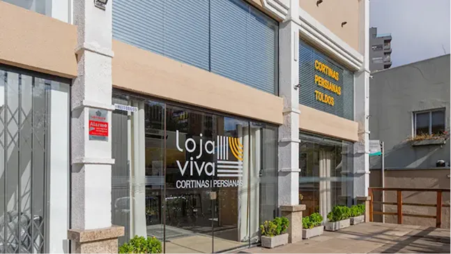 Fachada do Showroom Loja Viva em Pinheiros